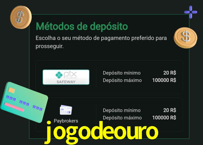 O cassino jogodeouro oferece uma grande variedade de métodos de pagamento