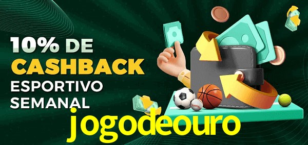 10% de bônus de cashback na jogodeouro